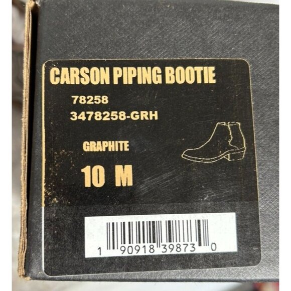 Frye Women's Leather Carson Piping Bootie in Graphite - Sz 10 M - PreOwned - Picture 12 of 13